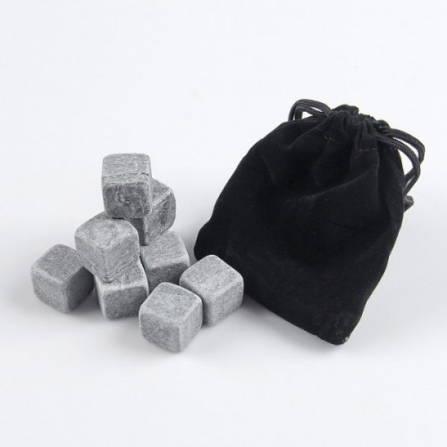 Камни для охлаждения whiskey stones набор 12 шт.